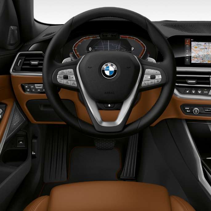 Model Luxury Line, kokpit BMW serije 3 Touring, model Luxury Line, kokpit