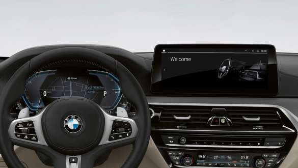 BMW serije 5 Limuzina, G30, BMW Live Cockpit Professional, notranjost BMW serije 5 Limuzina, G30, osvežitev 2020, BMW Live Cockpit Professional, notranjost, kokpit
