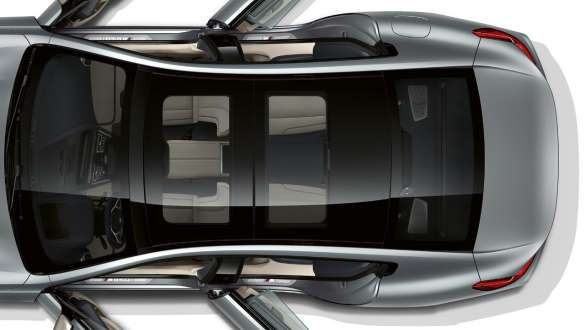 Panoramska steklena streha BMW serije 8 Gran Coupé, panoramska steklena streha