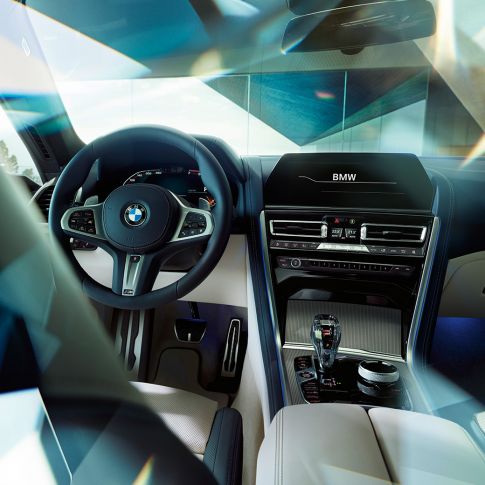 Oblika kokpita v notranjosti BMW serije 8 Gran Coupé, oblika kokpita v notranjosti
