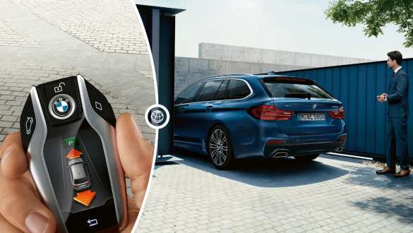 Daljinski nadzor parkiranja za BMW M550d xDrive Touring Daljinski nadzor parkiranja za BMW M550d xDrive Touring G31, ključ z zaslonom BMW