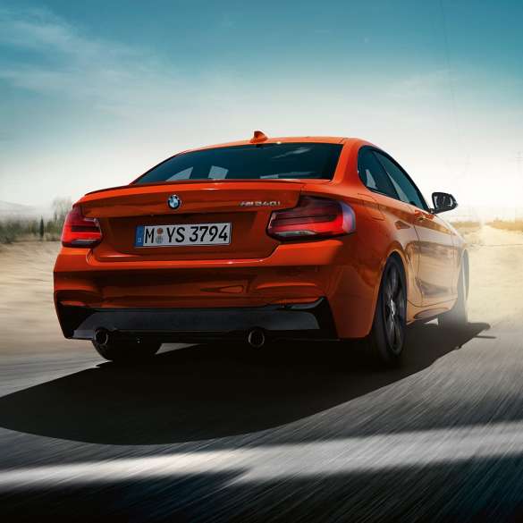 Podvozje BMW M240i Coupé Podvozje BMW M240i Coupé F22 2017, kovinska barva Sunset Orange