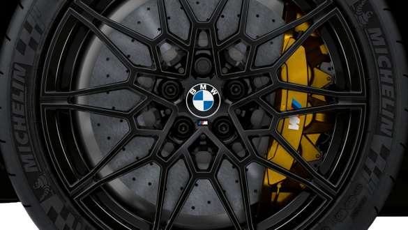 Keramične zavore M Carbon, BMW M3 Competition Limuzina, G80, 2020 BMW M3 Competition Limuzina, G80, 2020, pogled od blizu na keramične zavore M Carbon