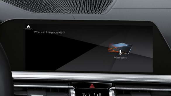 Intelligent Personal Assistant, BMW M3 Limuzina, G80, G20 BMW M3 Limuzina, G80, G20, Intelligent Personal Assistant, nadzorni prikazovalnik, notranjost