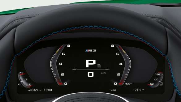 M posebna instrumentna plošča, BMW M3 Limuzina, G80, 2020 BMW M3 Limuzina, G80, 2020, M posebna instrumentna plošča, notranjost