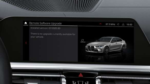 Remote Software Upgrade, BMW M3 Limuzina, G80, G20 BMW M3 Limuzina, G80, G20, Remote Software Upgrade, nadzorni prikazovalnik, notranjost