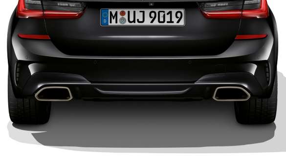 BMW M340i xDrive Touring (G21), ekskluzivni zaključki izpušnih cevi BMW M340i xDrive Touring (G21), ekskluzivni zaključki izpušnih cevi