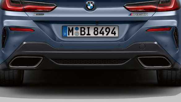 M športni izpušni sistem BMW M850i xDrive Coupé z M športnim izpušnim sistemom.