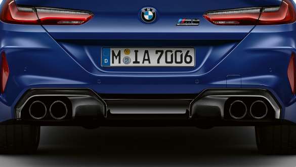 M športni izpušni sistem BMW M8 Competition Coupé z izpušnim sistemom M Sport.