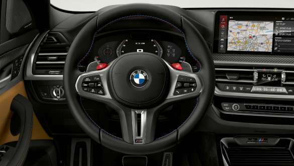 BMW X3 M Competition, F97, LCI, osvežitev 2021, M Servotronic BMW X3 M Competition, F97, LCI, osvežitev 2021, M Servotronic, kokpit z M usnjenim volanom