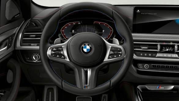 BMW X4 M40i, M40d, G02, LCI, 2021, M usnjen volan BMW X4 M40i, M40d, G02, LCI, osvežitev 2021, M usnjen volan