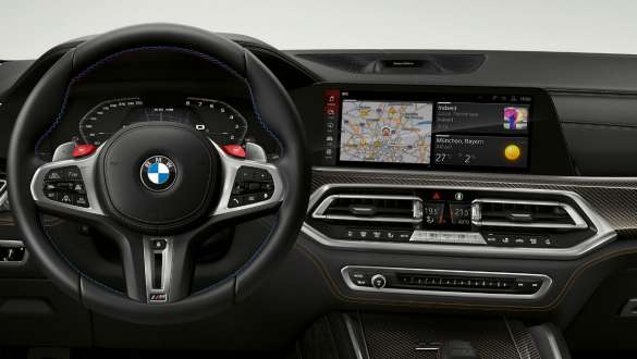 BMW X6 M, BMW Live Cockpit Professional, F96 BMW X6 M, F96, 2020, SUV, BMW Live Cockpit Professional, notranjost