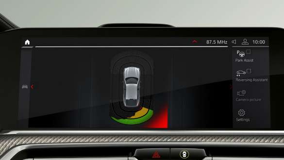 BMW X6 M, parkirni asistent Plus, F96 BMW X6 M, F96, 2020, SUV, parkirni asistent Plus, notranjost