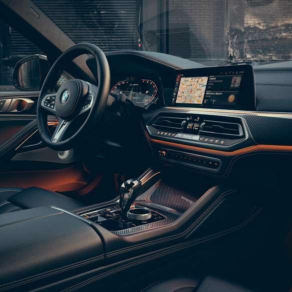 Notranjost BMW X6. Notranjost BMW X6.