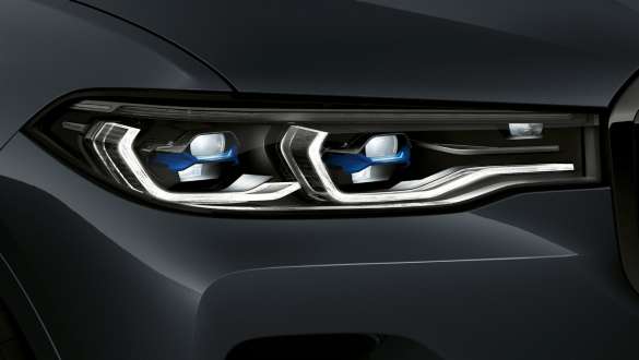 Laserske luči BMW, BMW X7, G07, 2019 Laserske luči BMW, BMW X7, G07, 2019, pogled od blizu