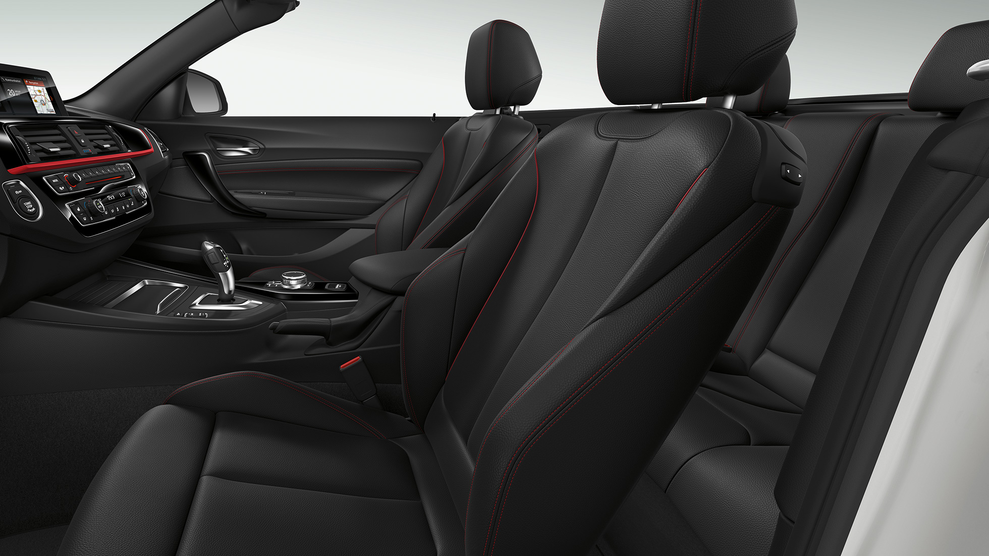 BMW serije 2 Cabrio, notranjost izvedbe Sport Line BMW serije 2 Cabrio, notranjost izvedbe Sport Line