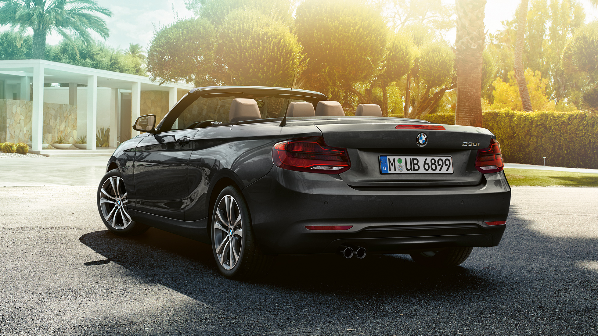 BMW serija 2 Cabrio, polprofil od zadaj BMW serija 2 Cabrio, polprofil od zadaj
