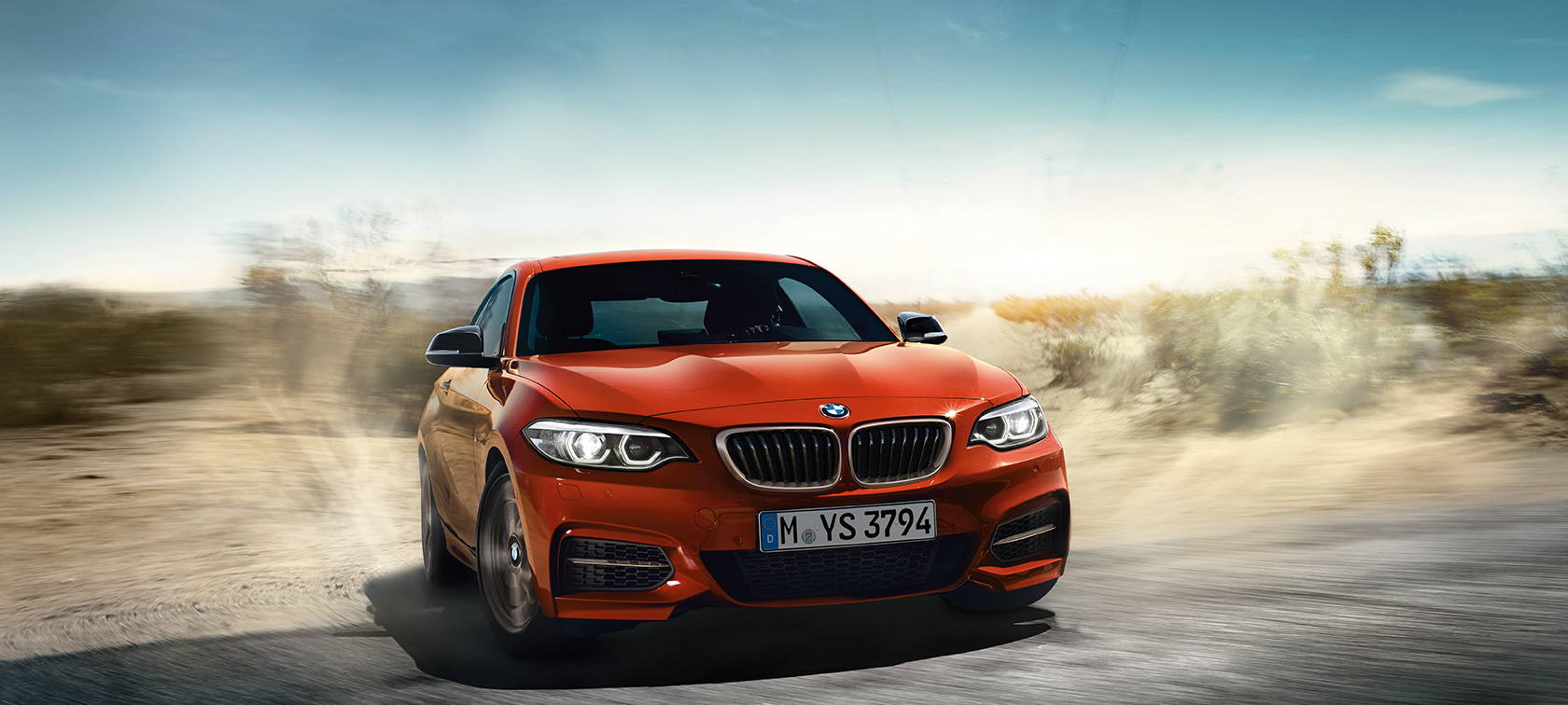 BMW serije 2 Coupé, posnetek dinamične vožnje BMW serije 2 Coupé, posnetek dinamične vožnje