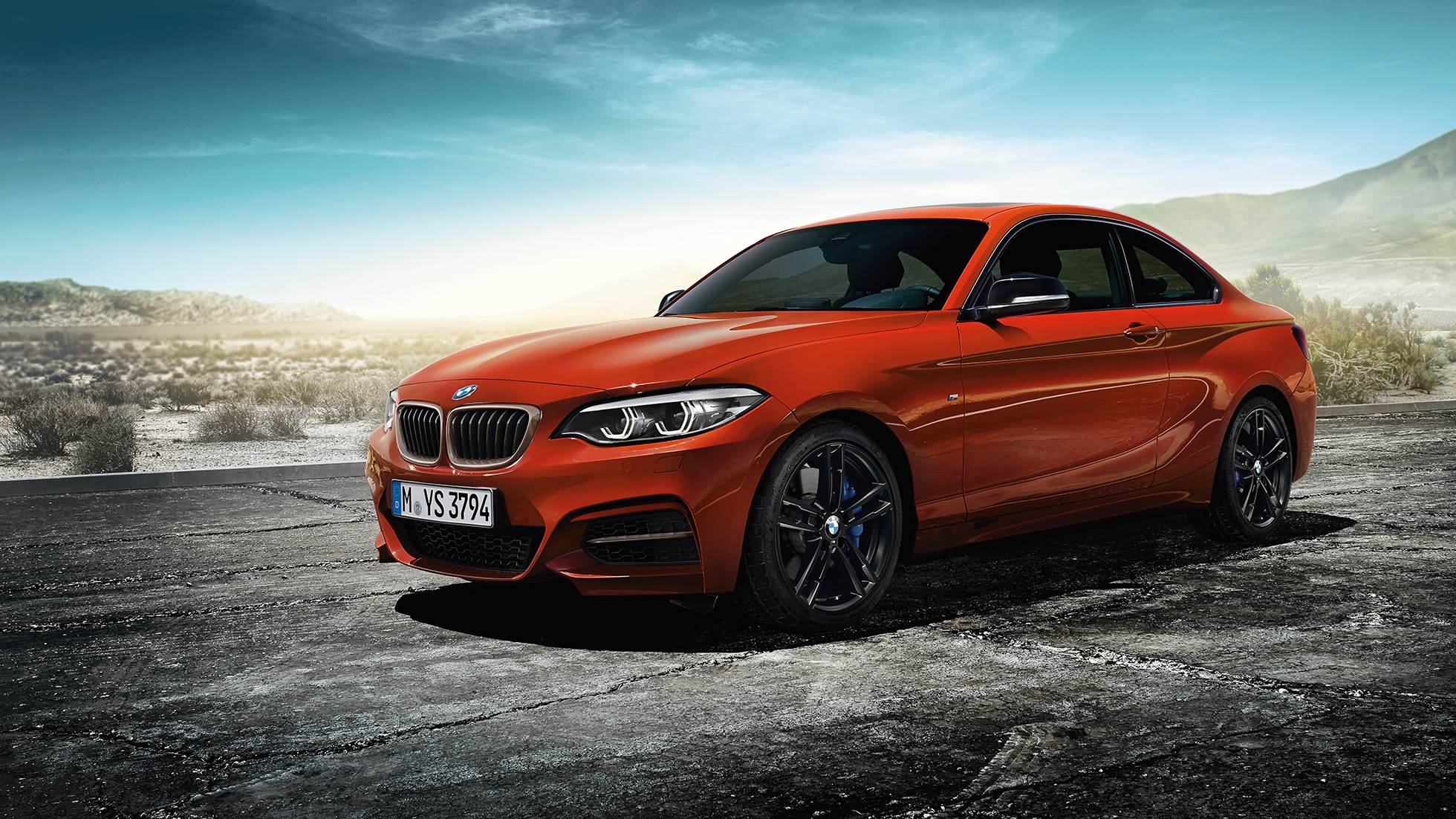 BMW serije 2 Coupé, fotografija sprednjega dela vozila BMW serije 2 Coupé, fotografija sprednjega dela vozila