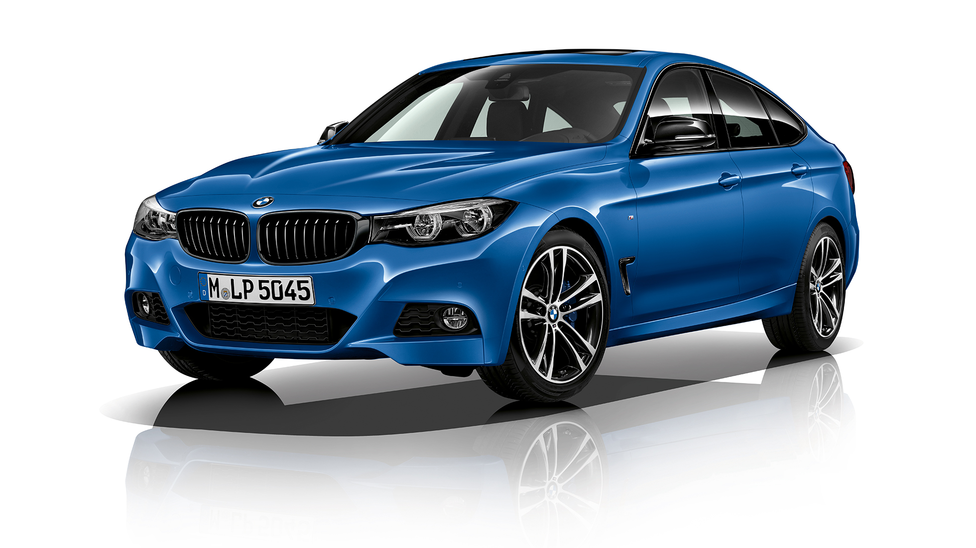 BMW serije 3 Gran Turismo, model M Sport v sprednjem polprofilu BMW serije 3 Gran Turismo, model M Sport v sprednjem polprofilu