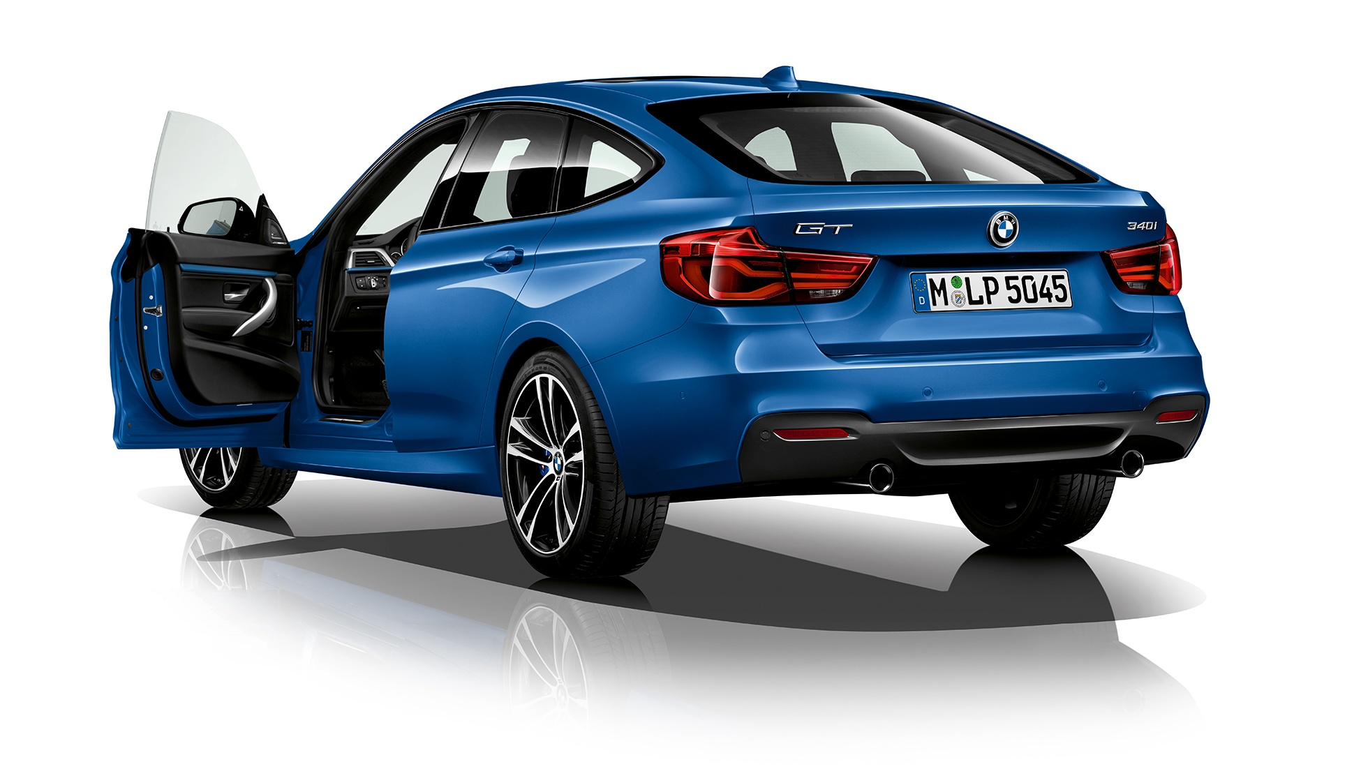 BMW serije 3 Gran Turismo, model M Sport v zadnjem polprofilu BMW serije 3 Gran Turismo, model M Sport v zadnjem polprofilu