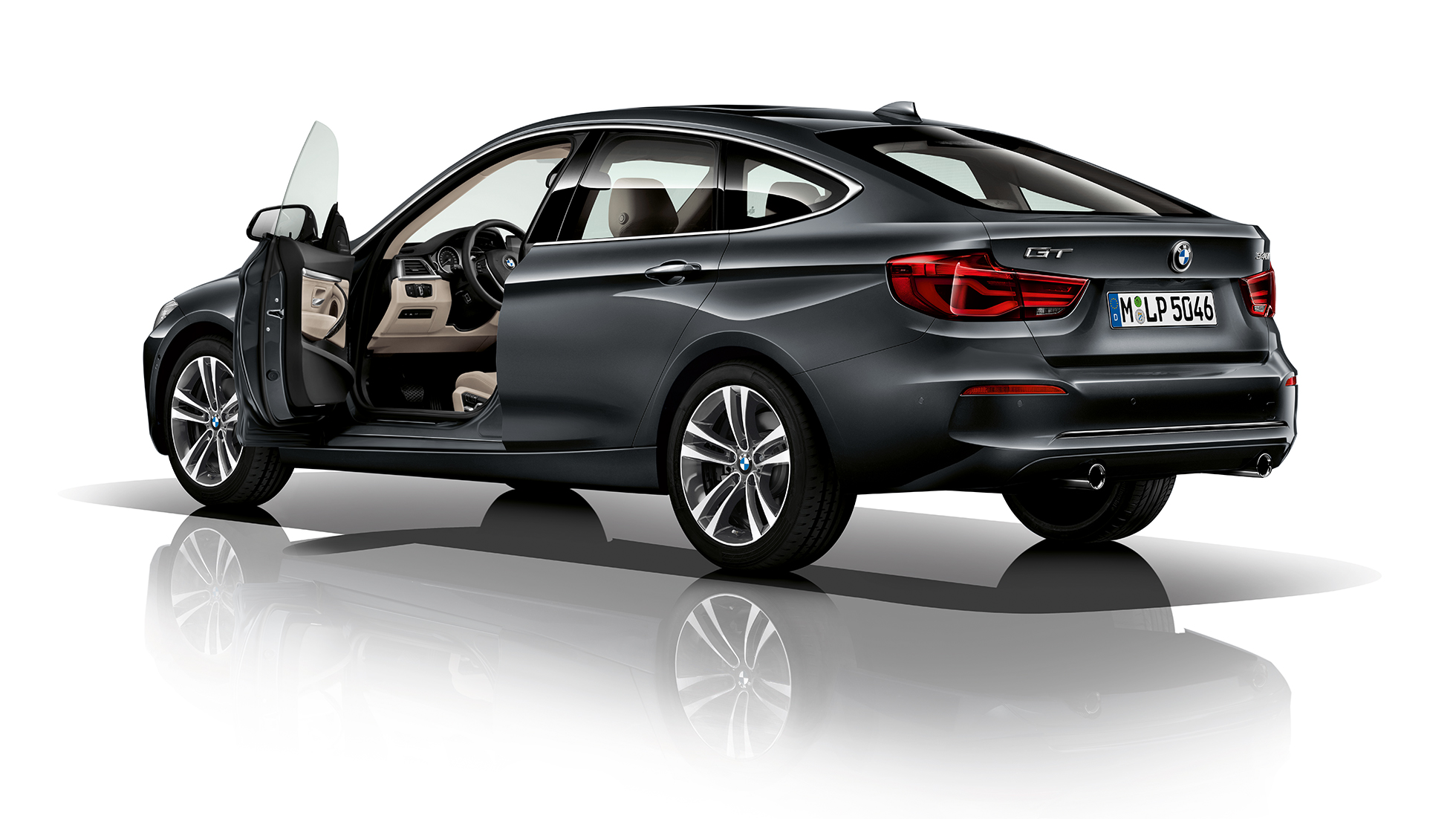 BMW serije 3 Gran Turismo, model Sport Line v zadnjem polprofilu BMW serije 3 Gran Turismo, model Sport Line v zadnjem polprofilu