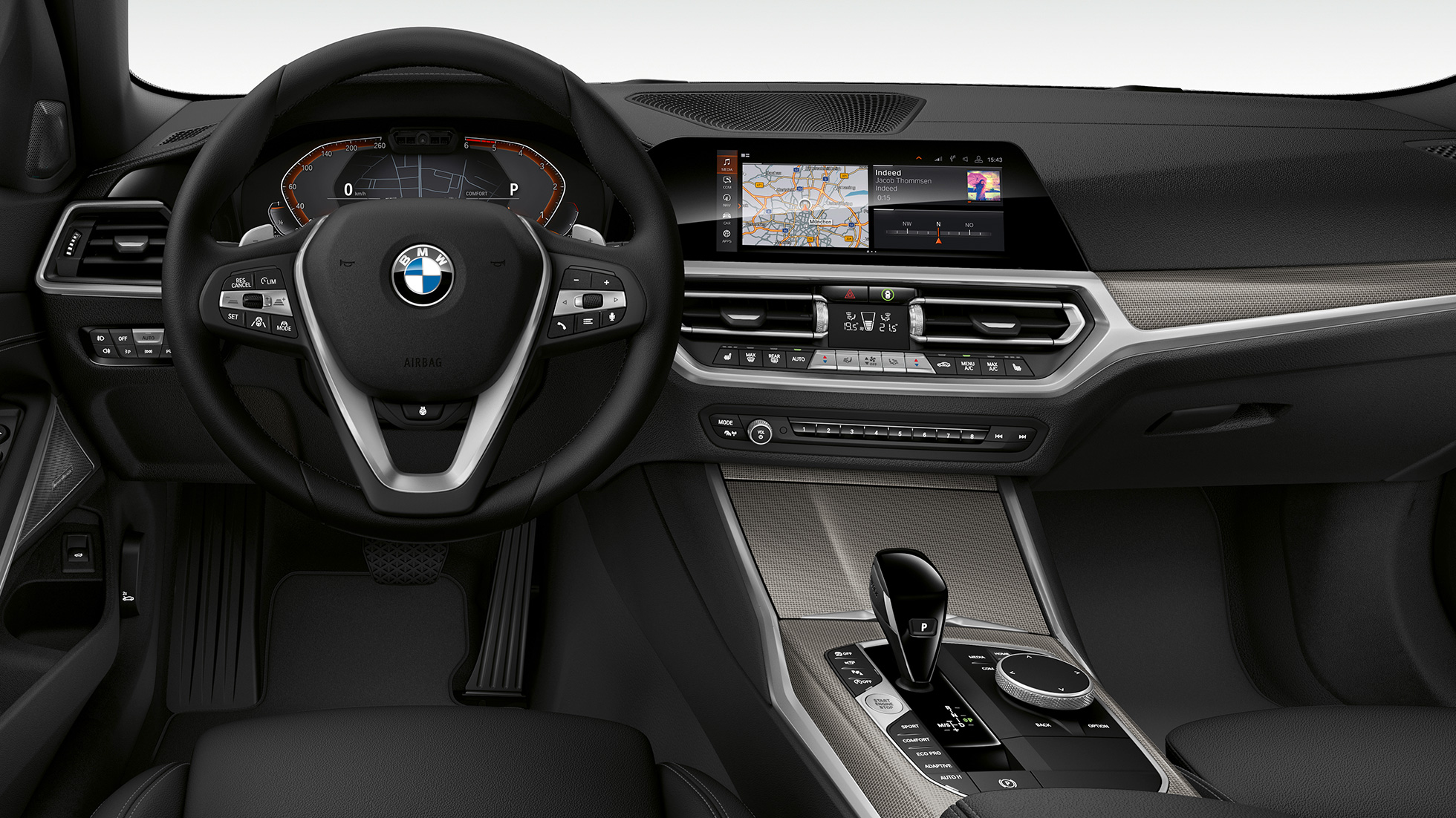 Model Sport Line, kokpit BMW serije 3 Touring, model Sport Line, kokpit