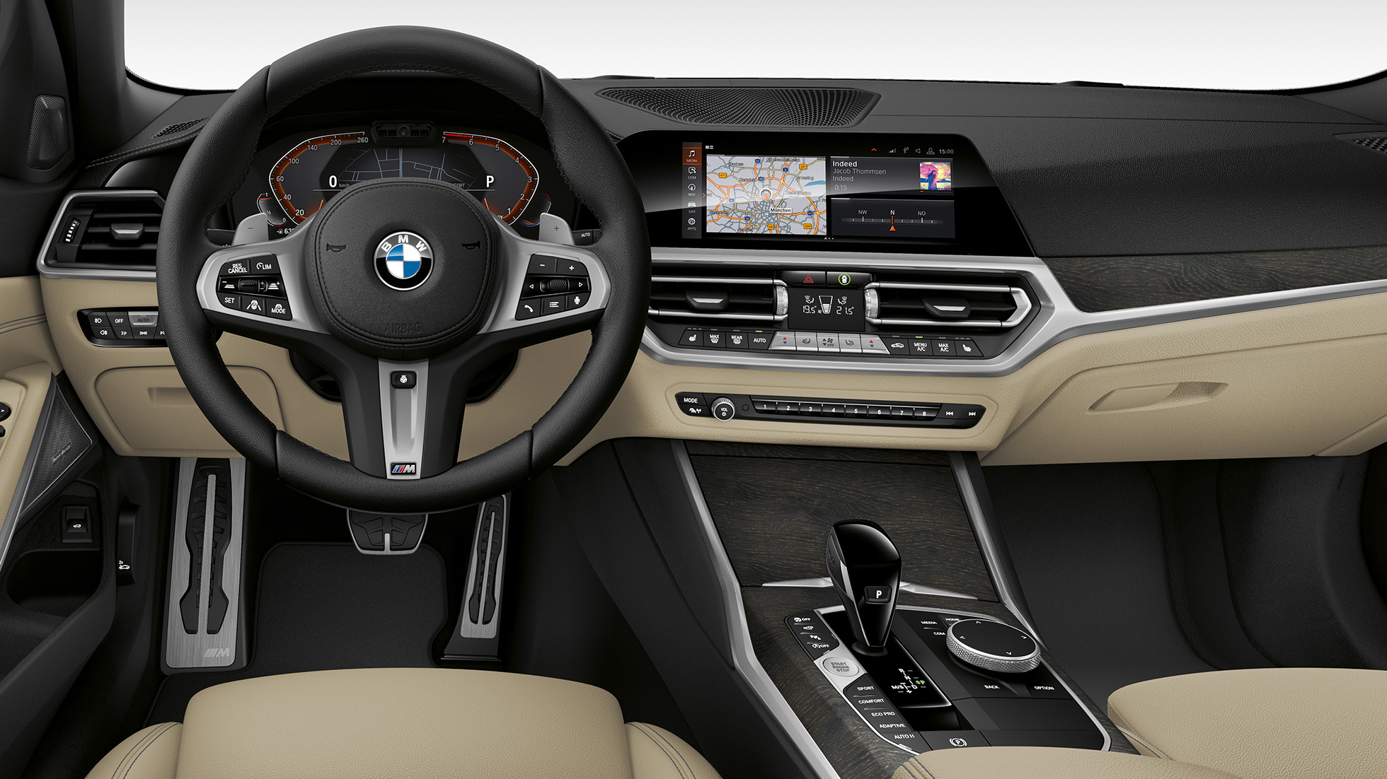 Model M Sport, kokpit BMW serije 3 Touring, model M Sport, kokpit