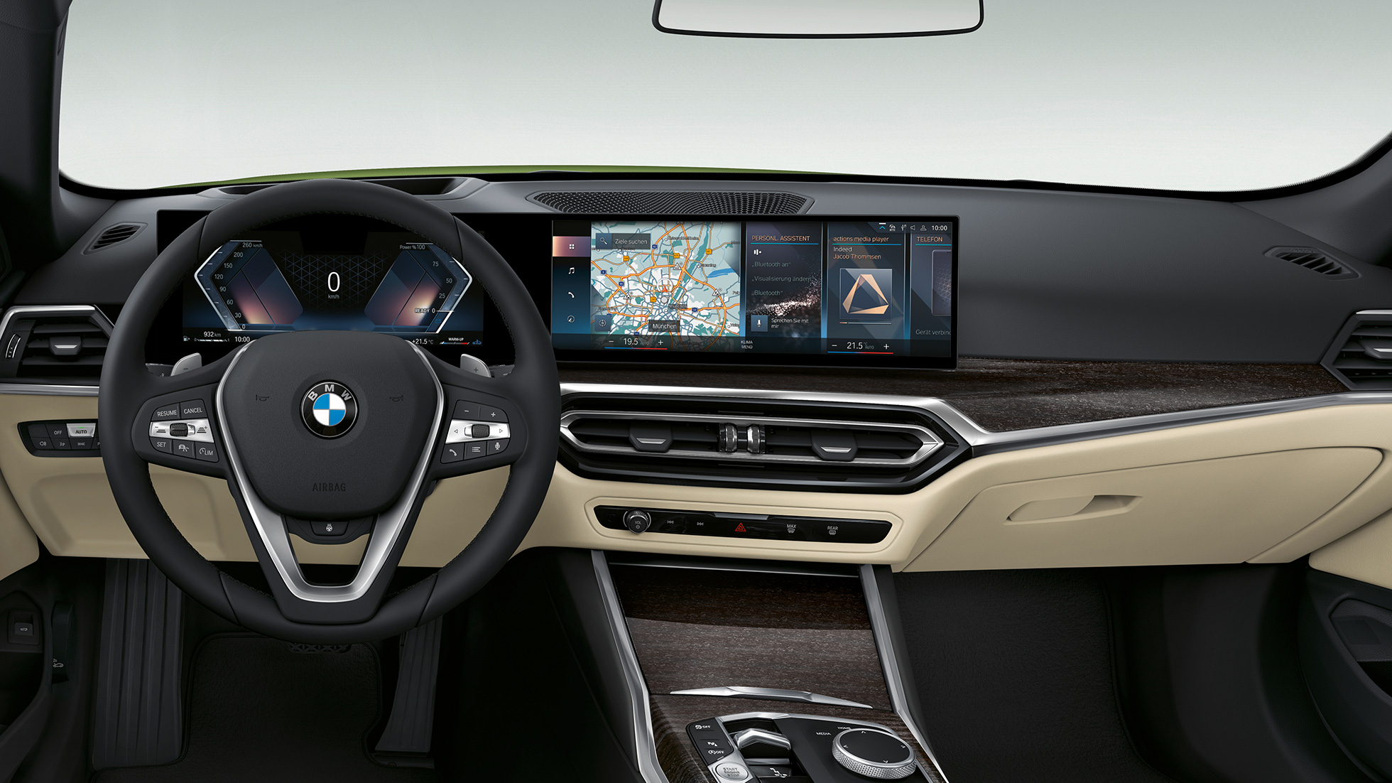 Kokpit, BMW serije 4 Cabrio, model Base, G23, 2020 BMW serije 4 Cabrio, G23, 2020, model Base, notranjost, kokpit