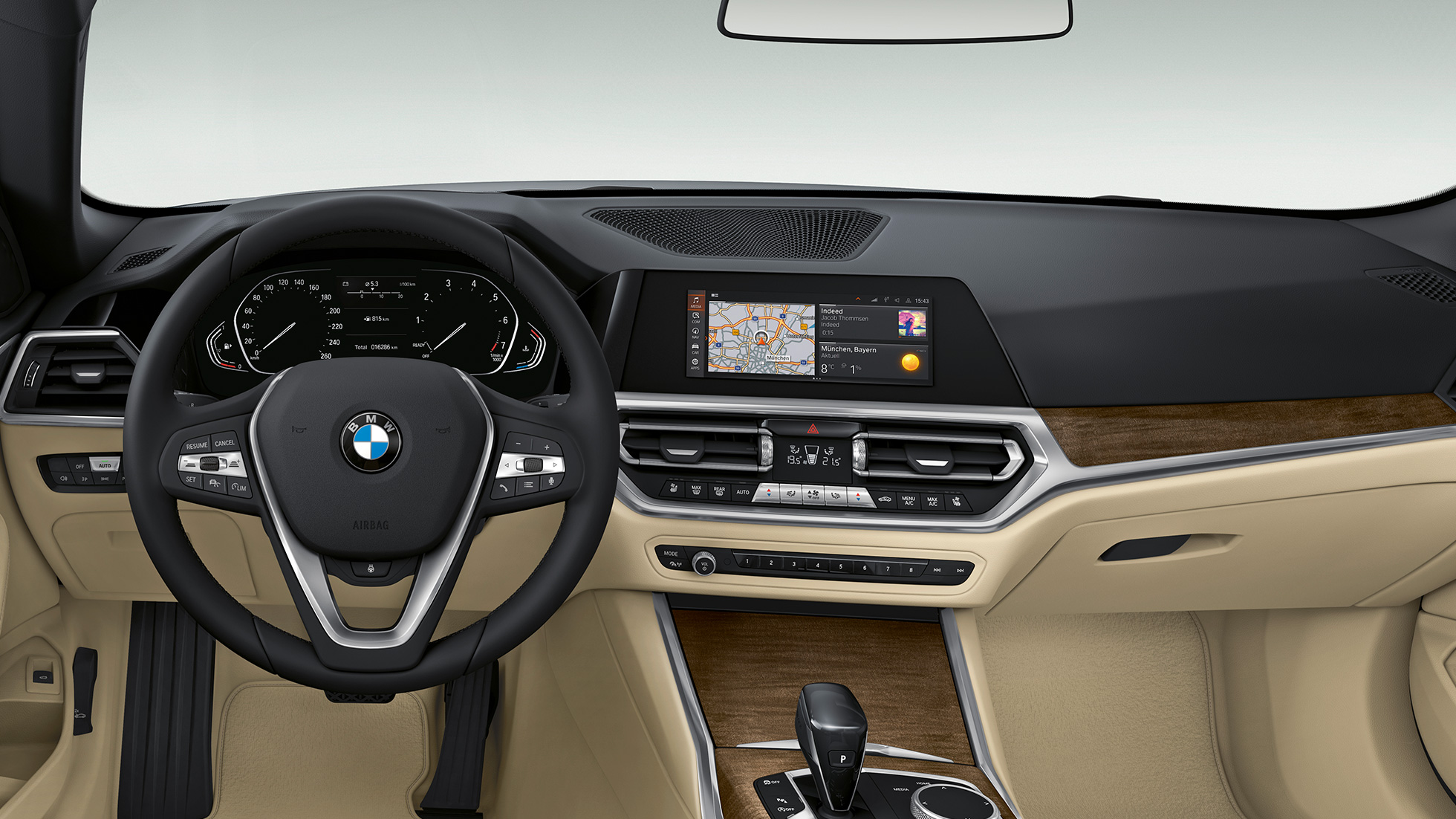 Kokpit, BMW serije 4 Cabrio, model Base, G23, 2020 BMW serije 4 Cabrio, G23, 2020, model Base, notranjost, kokpit