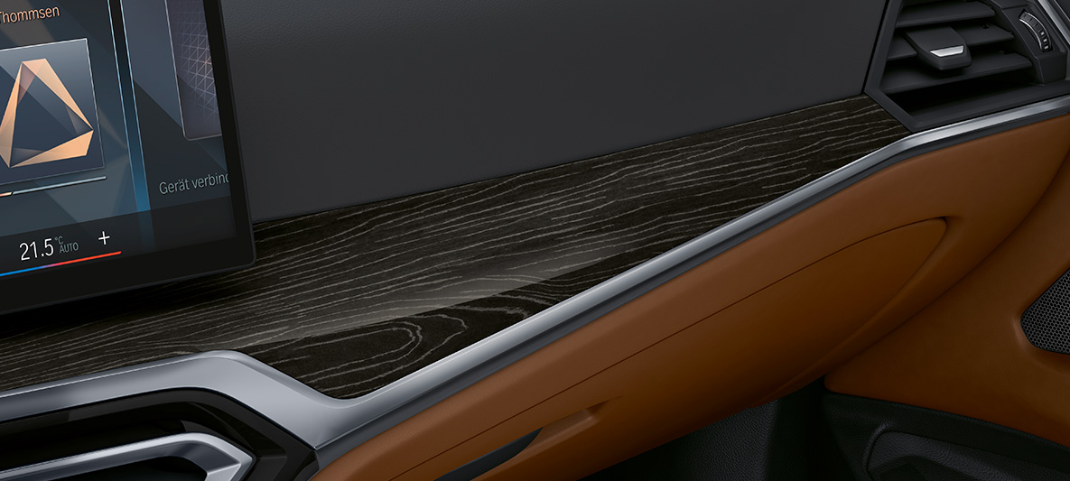BMW Individual, notranje obloge v lesu Fineline Black s srebrnim učinkom odprtoporne strukture s poudarki zaključkov Pearl Chrome, BMW serije 4 Cabrio, Individual, G23, 2020, notranjost BMW Individual, notranje obloge v lesu Fineline Black s srebrnim učinkom odprtoporne strukture s poudarki zaključkov Pearl Chrome, BMW serije 4 Cabrio, Individual, G23, 2020, notranjost