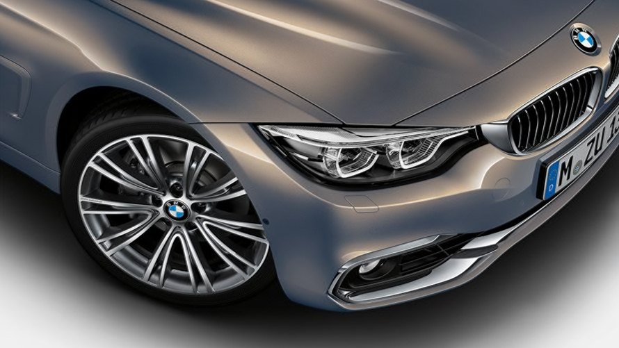 BMW serije 4 Gran Coupé BMW Individual tričetrtinski stranski posnetek iz ptičje perspektive BMW serije 4 Gran Coupé BMW Individual tričetrtinski stranski posnetek iz ptičje perspektive