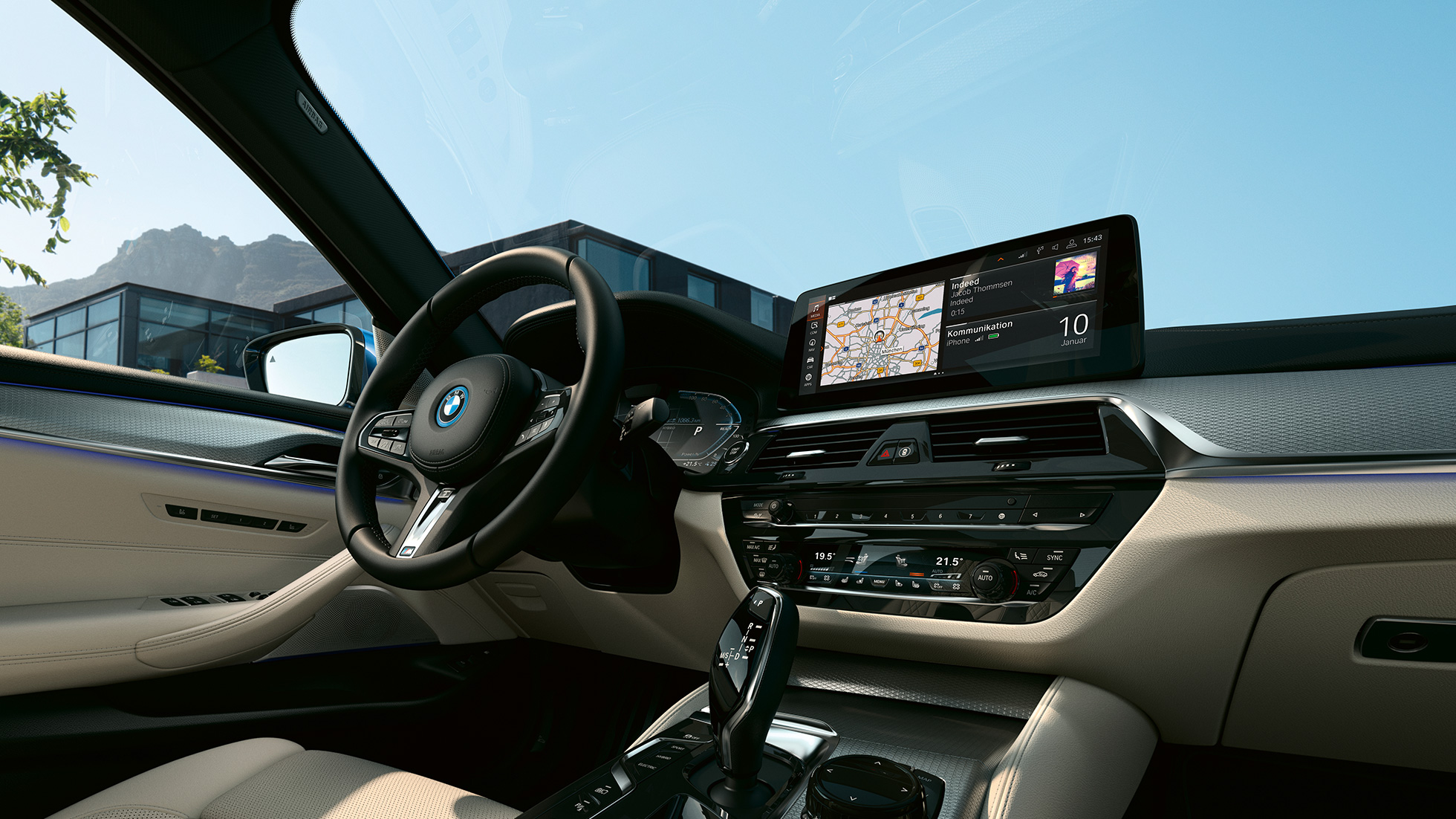 Notranjost BMW serije 5 Limuzina G30 BMW serije 5 Limuzina, G30, osvežitev 2020, notranjost