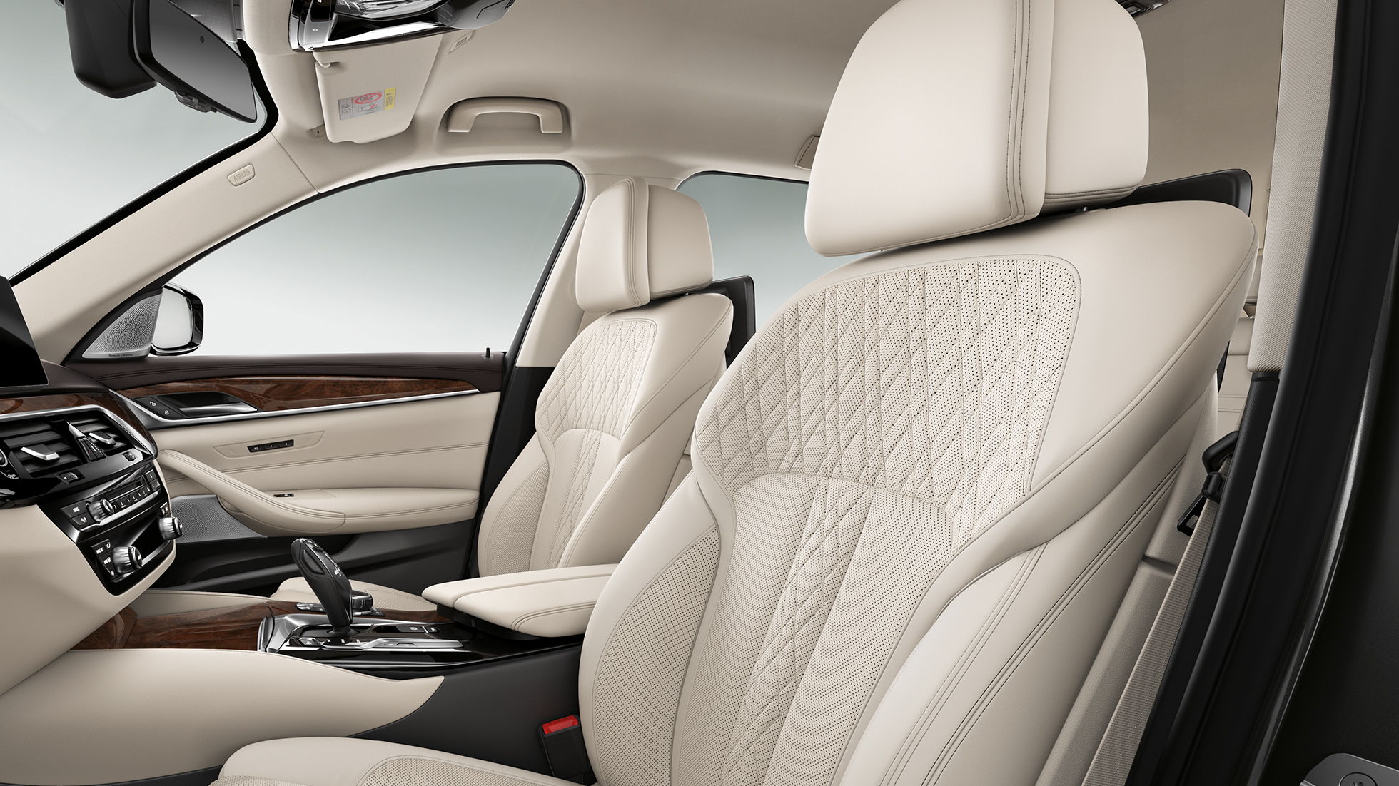 Oblazinjenje za Luxury Line, BMW serije 5 Touring Luxury Line, BMW serije 5 Touring, 540i xDrive Touring G31, kovinska barva Sophisto Grey Brilliant Effect, oblazinjenje