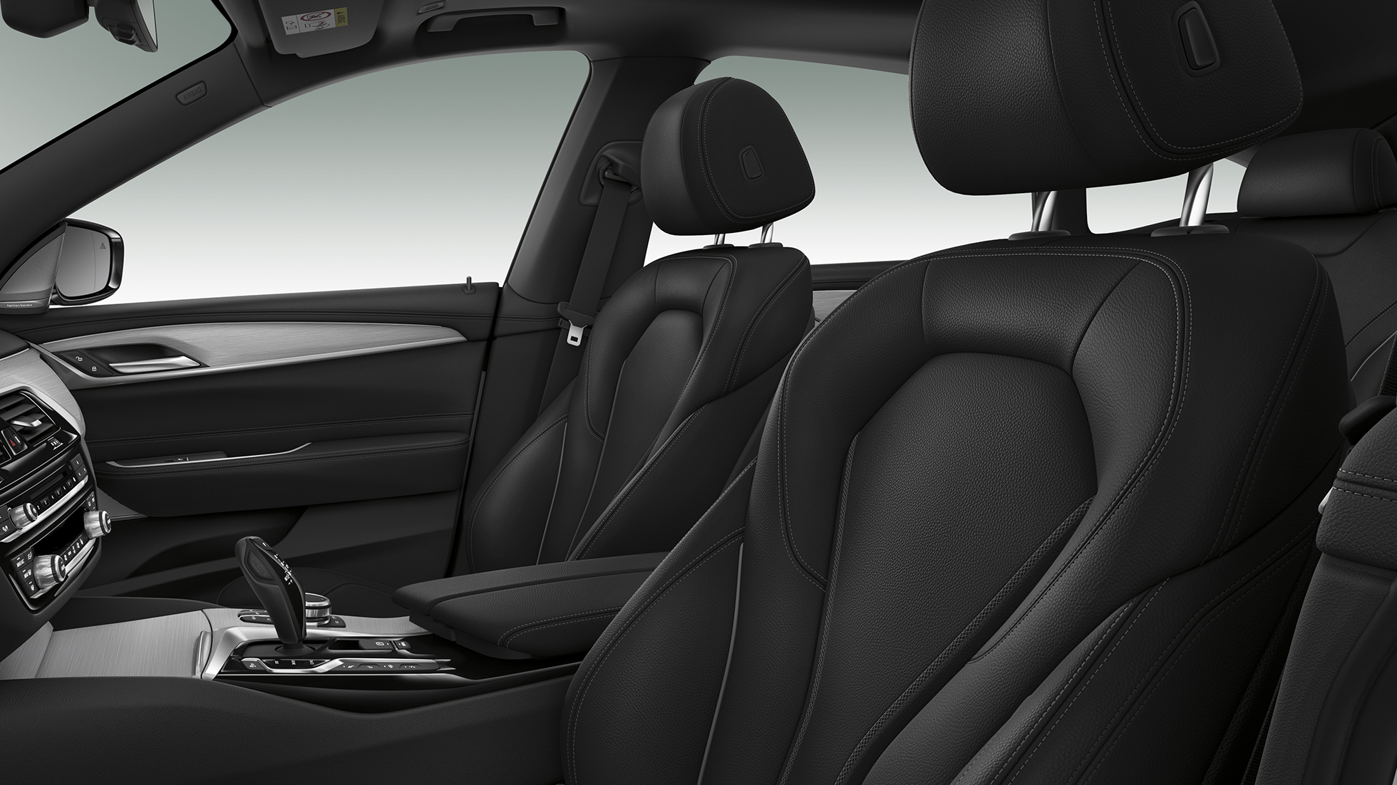 BMW serije 6 Gran Turismo G32, Sport Line, notranjost Športna sedeža za voznika in sovoznika v BMW serije 6 Gran Turismo G32 2017, Sport Line, notranjost