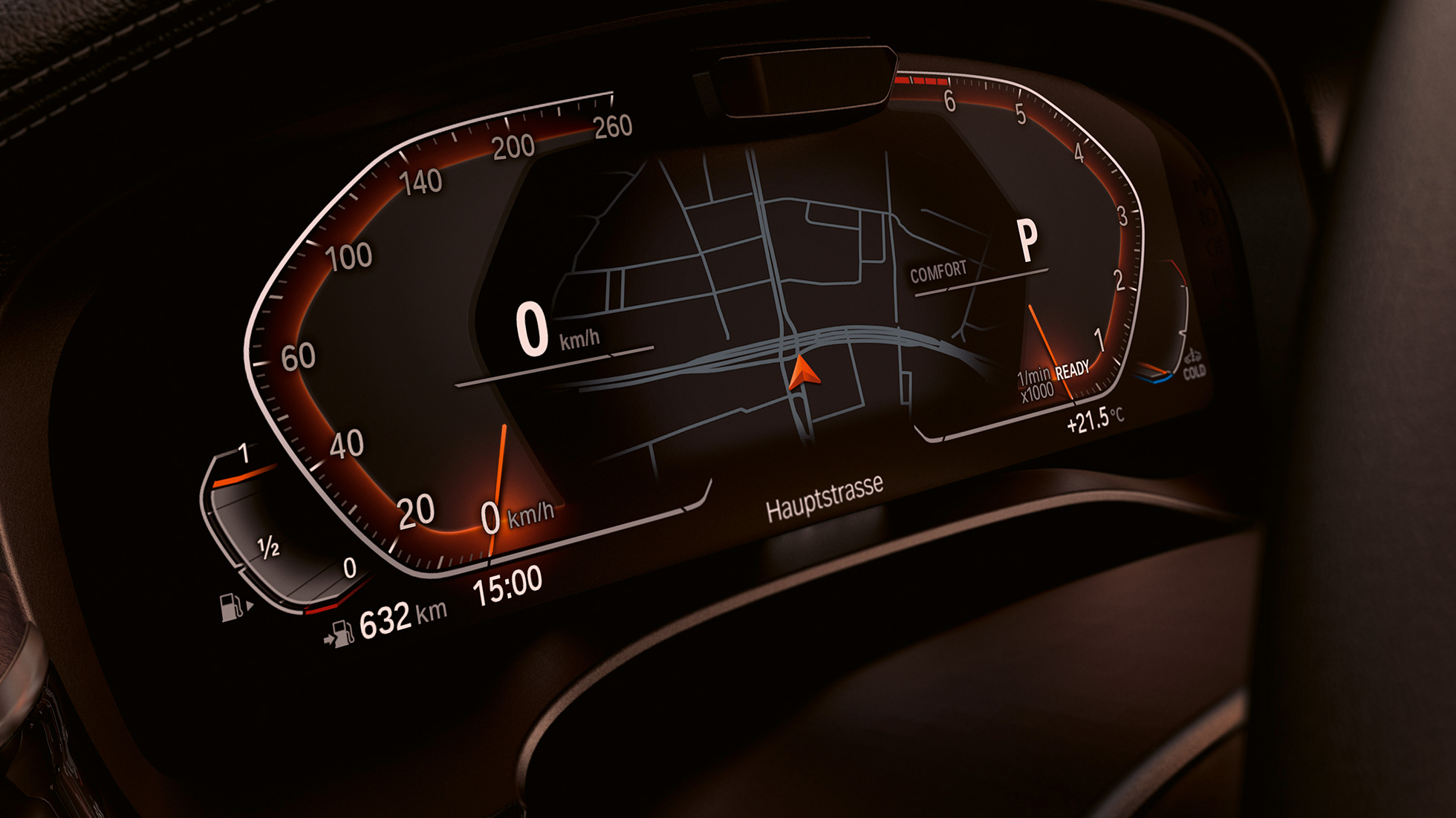 BMW Live Cockpit Professional v BMW serije 6 Gran Turismo, G32, 2020, notranjost BMW Live Cockpit Professional v BMW serije 6 Gran Turismo, G32, 2020