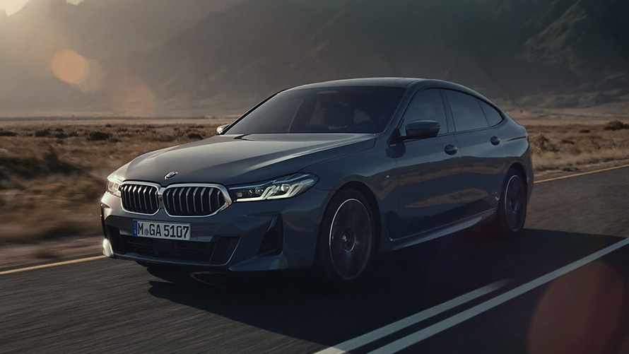 Zunanjost BMW serije 6 Gran Turismo, G32, 2020 BMW serije 6 Gran Turismo, 640i xDrive, G32, 2020, Bernina Grey, pogled iz ptičje perspektive