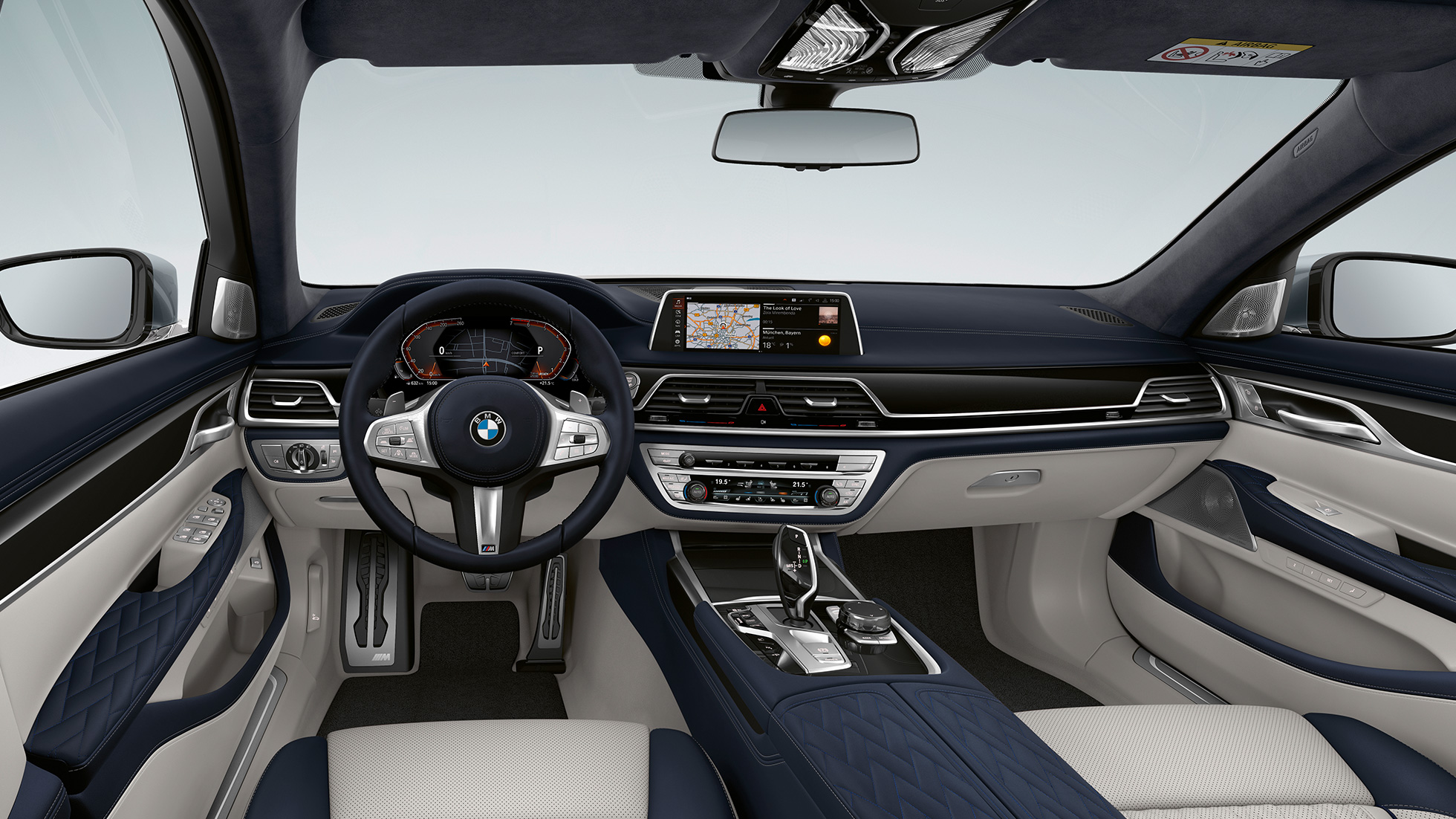 BMW serije 7 Limuzina s paketom M Sport, notranjost Notranjost vozila BMW serije 7 Limuzina s paketom M Sport