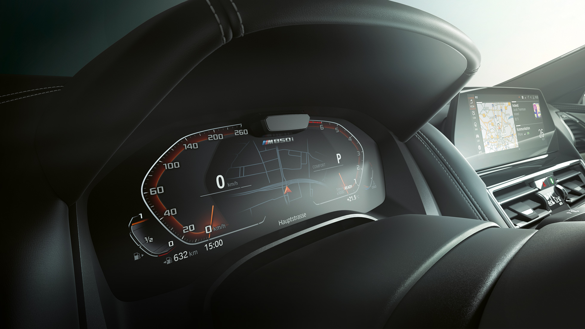 BMW M850i xDrive, instrumentna plošča, Driving Assistant Plus. BMW M850i xDrive, instrumentna plošča, Driving Assistant Plus.