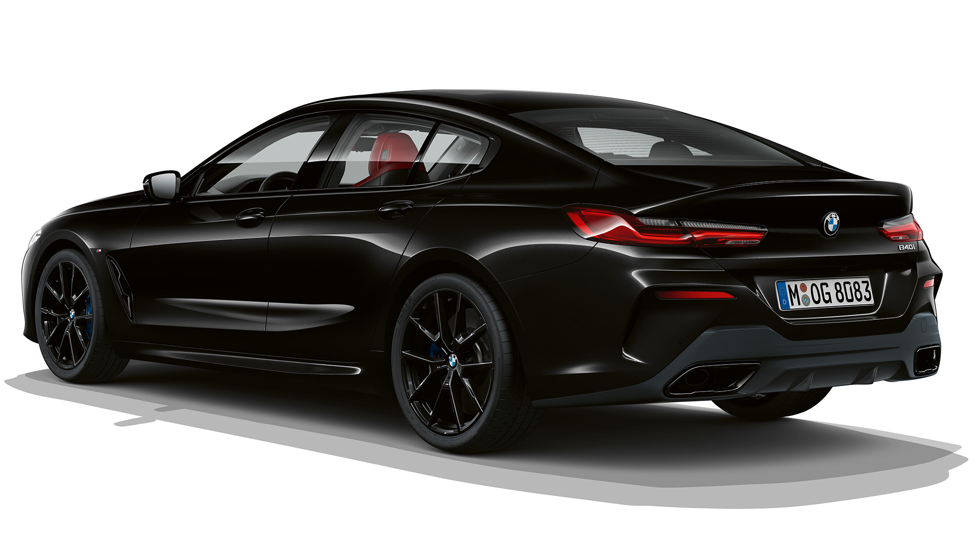 Paket M Sport, tričetrtinski posnetek od zadaj BMW serije 8 Gran Coupé, paket M Sport, tričetrtinski posnetek od zadaj