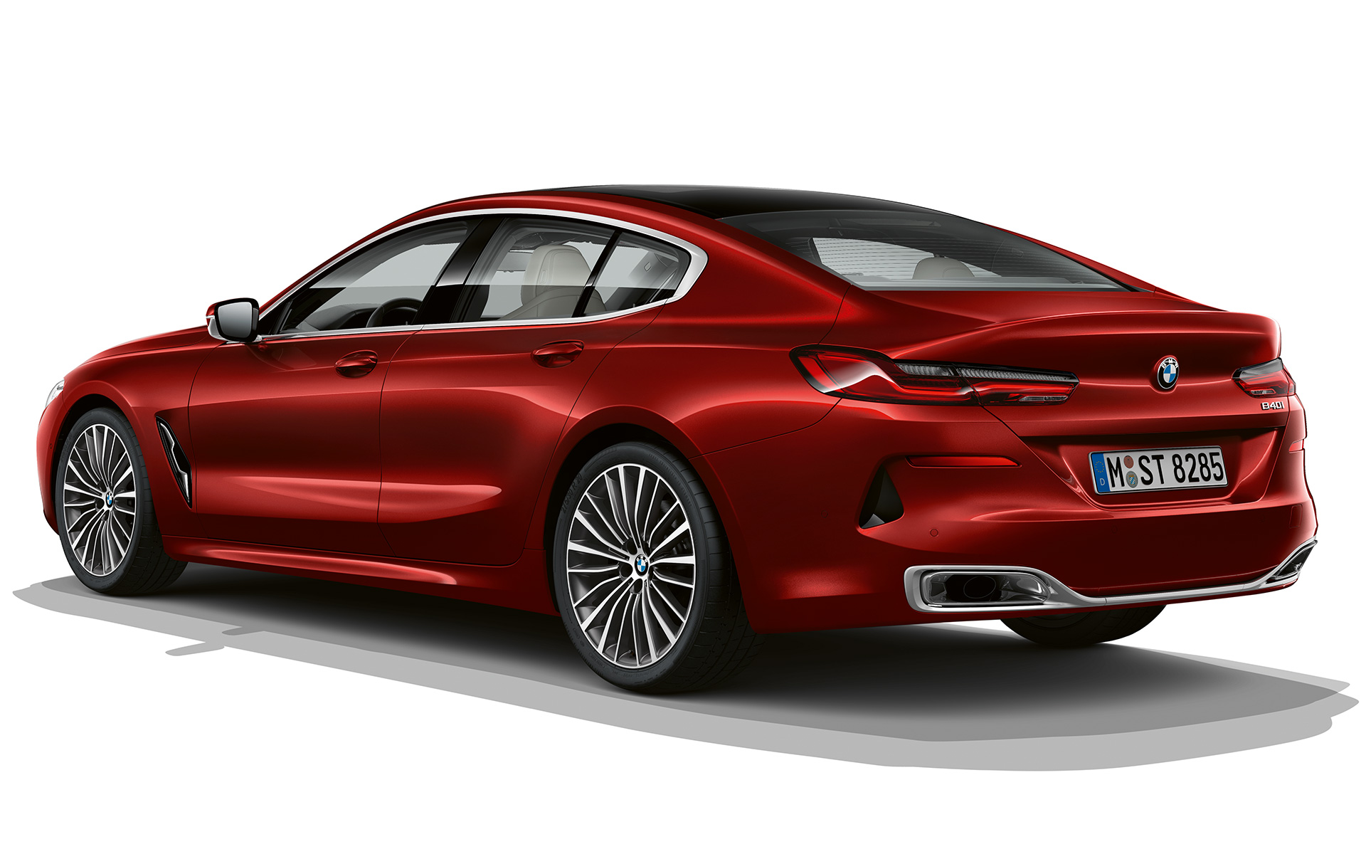 Impulsive Heat, tričetrtinski posnetek od zadaj BMW serije 8 Gran Coupé, Impulsive Heat, tričetrtinski posnetek od zadaj