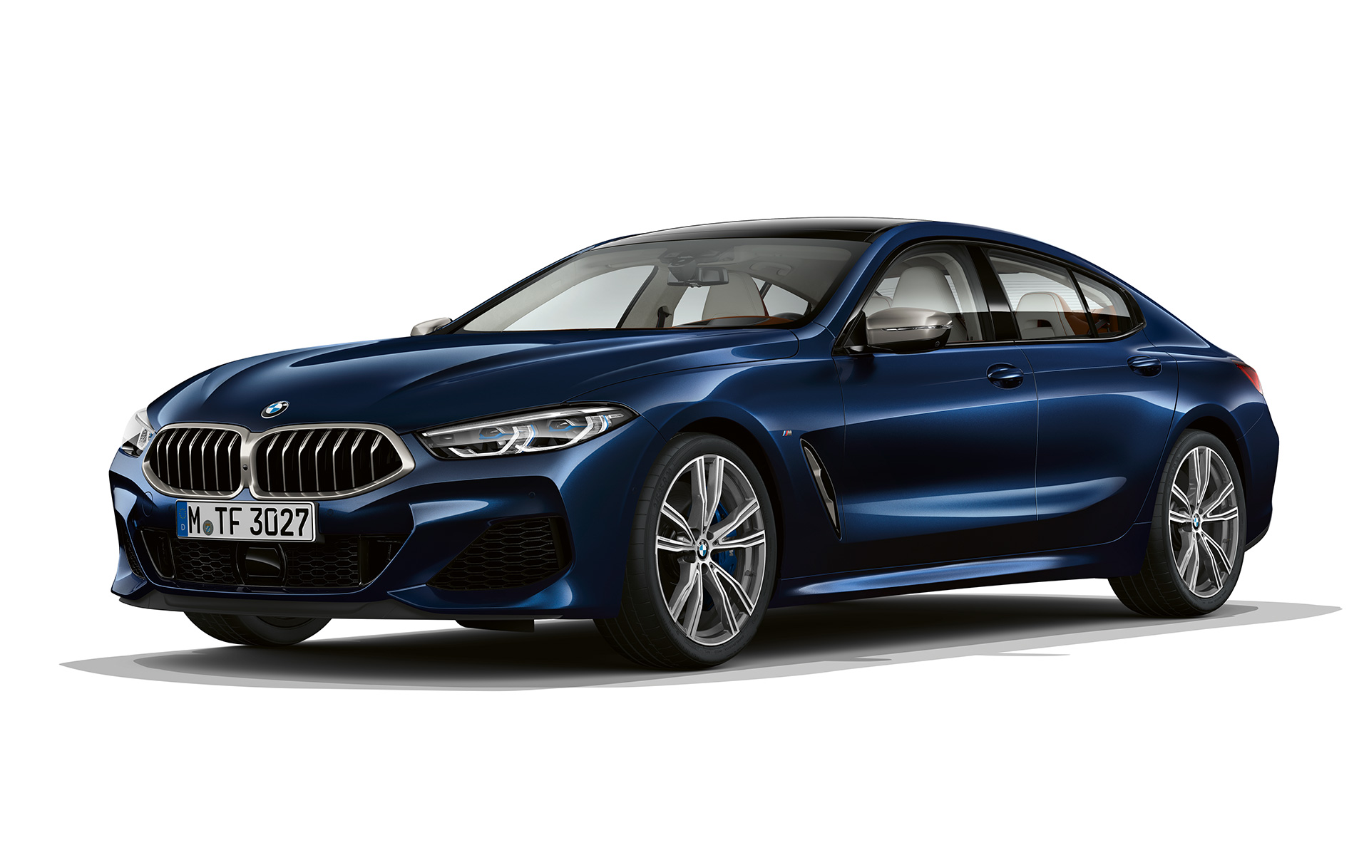 Individual Sophistication, tričetrtinski posnetek od spredaj BMW serije 8 Gran Coupé, Individual Sophistication, tričetrtinski posnetek od spredaj