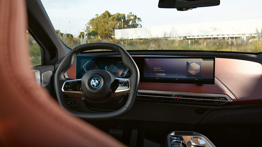 BMW iX, i20, električni SUV, BMW, iDrive BMW iX, i20, 2021, električni SUV, BMW, upravljalnik iDrive, oblikovanje notranjosti Suite, kokpit