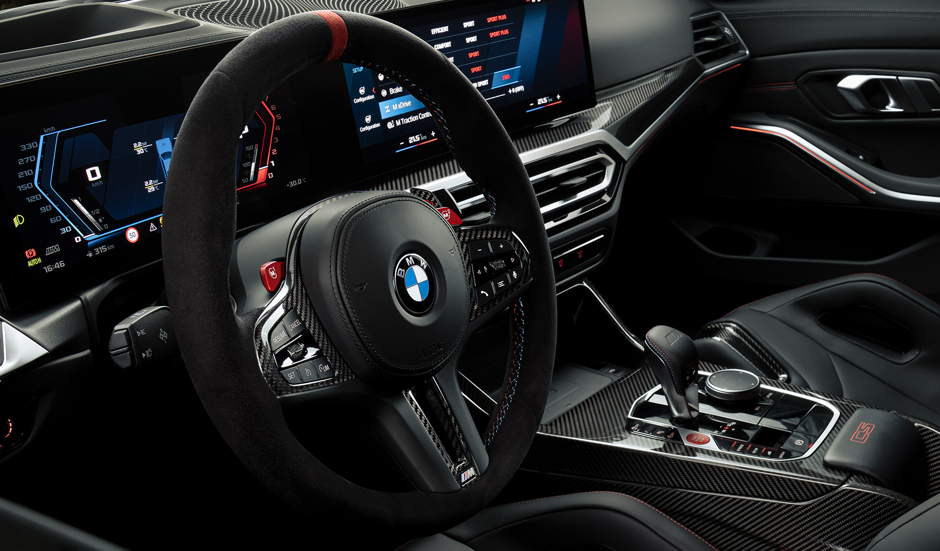 BMW M3 CS, G80, M usnjen volan iz Alcantare BMW M3 CS, G80, M usnjen volan iz Alcantare