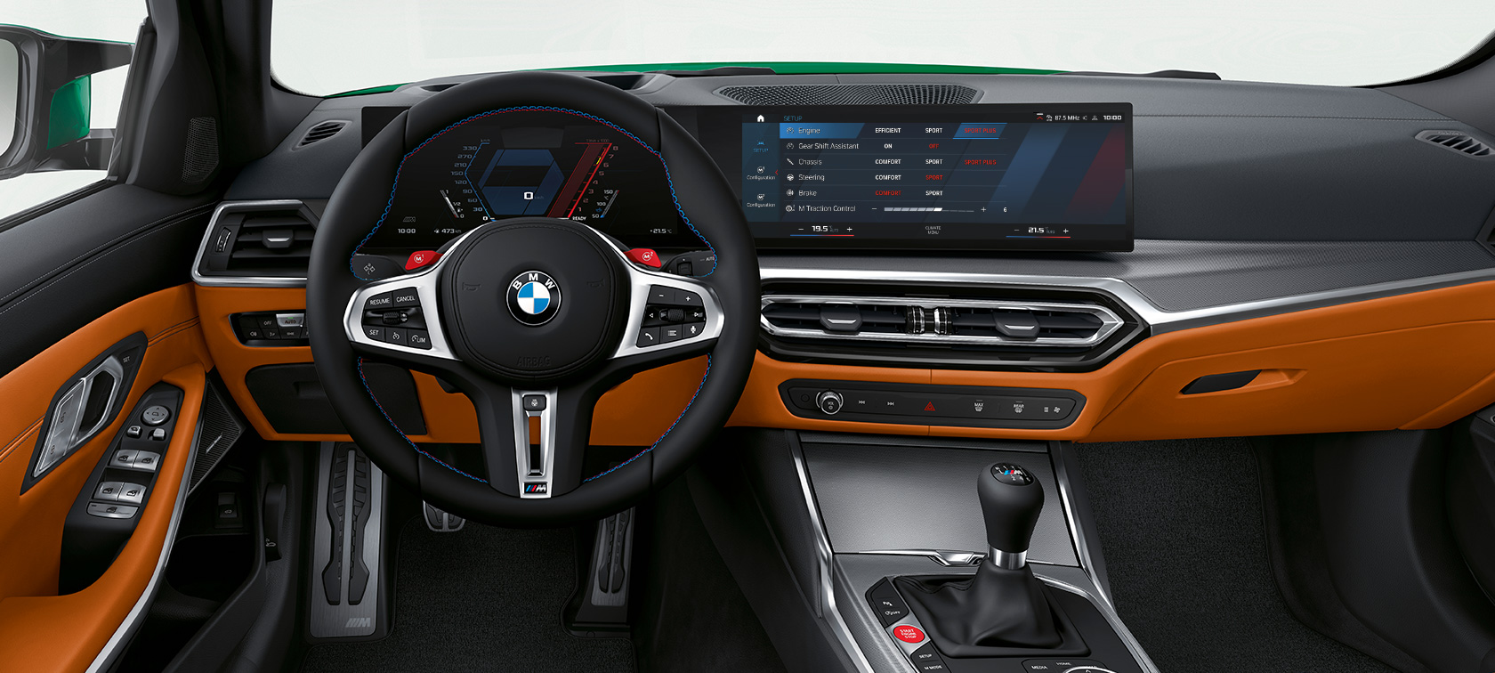 BMW M3 CS, G80, kokpit BMW M3 CS, G80, kokpit, notranjost
