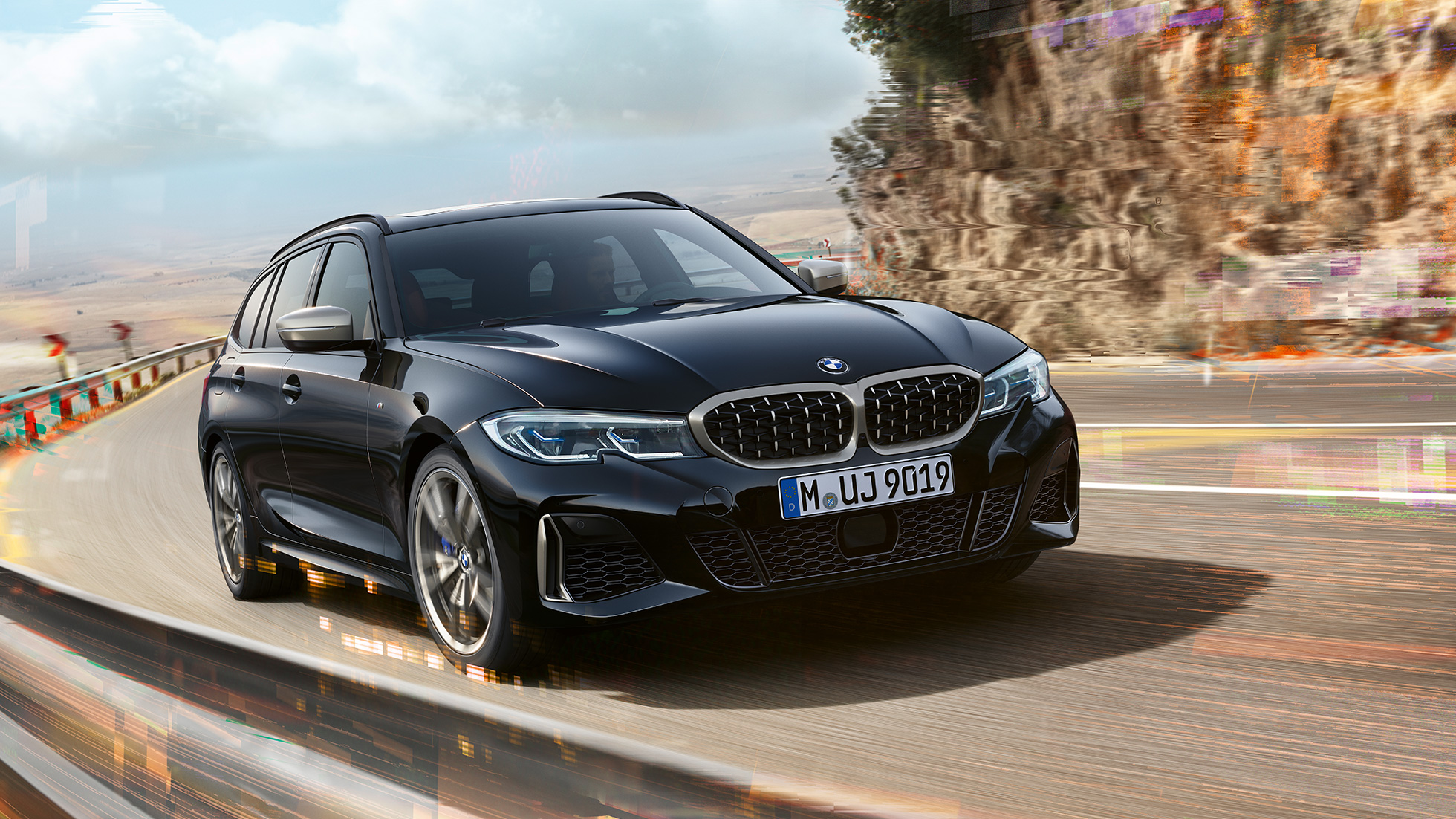 Oblika ledvičke in odprtin za zrak BMW M340i xDrive Touring, oblika ledvičke in odprtin za zrak