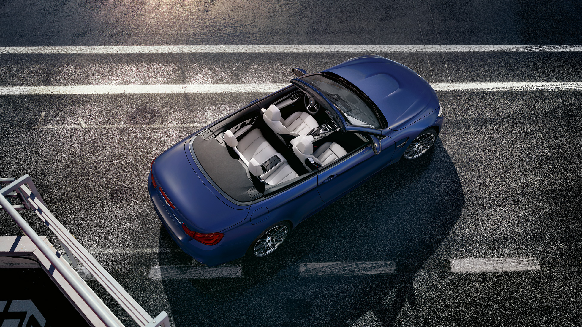 BMW M4 Cabrio, zložljiva trda streha BMW M4 Cabrio, oblika, pogled od zgoraj, streha, zložljiva trda streha