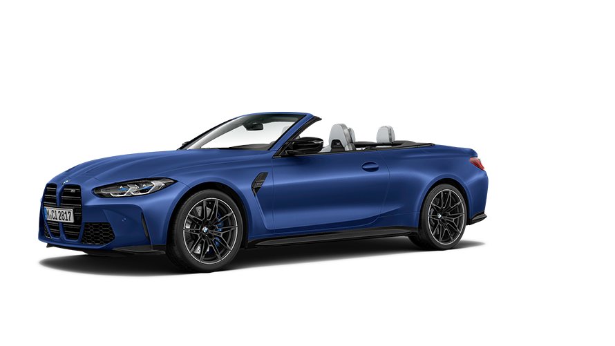 BMW serije 4, BMW M4 Cabrio, G23, tričetrtinski stranski pogled BMW serije 4, BMW M4 Cabrio, G23, tričetrtinski stranski pogled