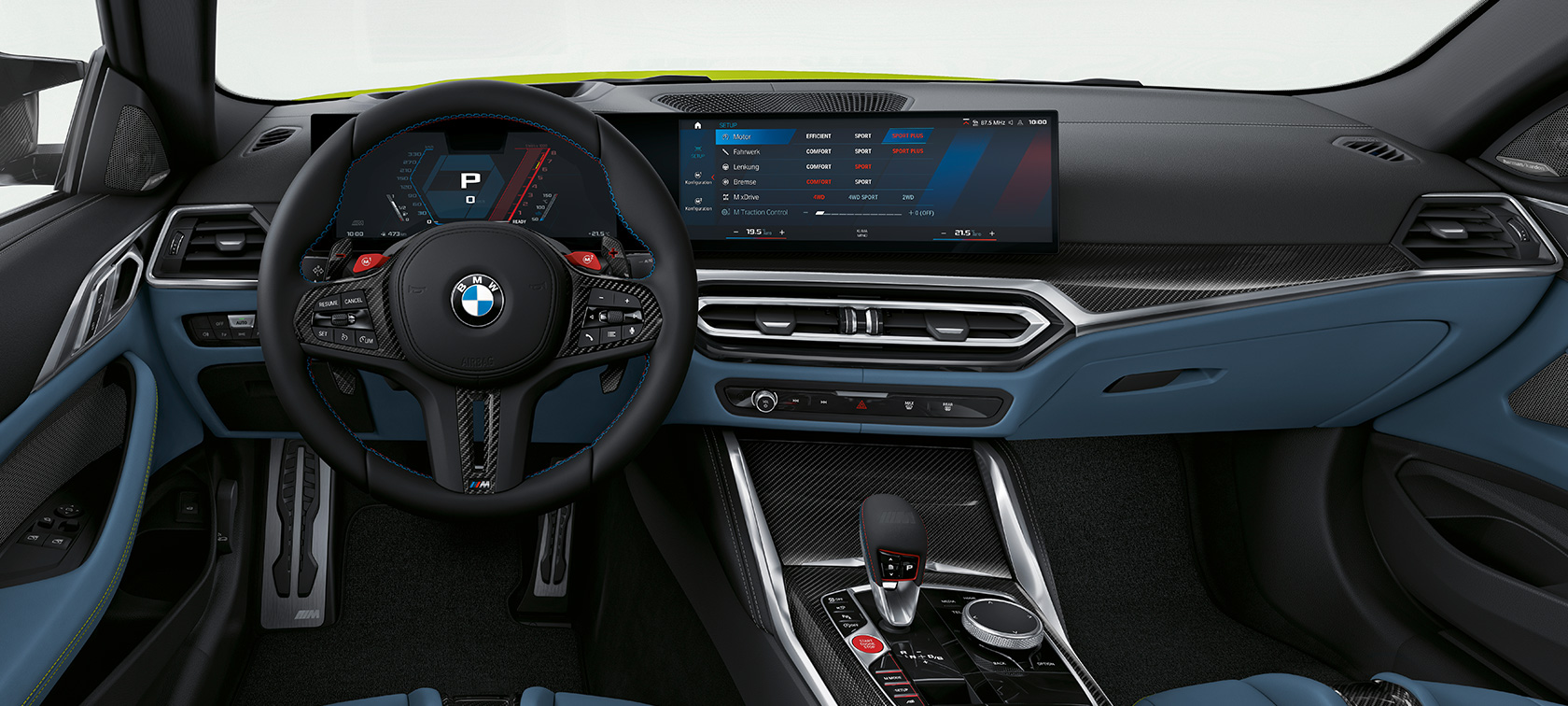 BMW M4 Coupé, G82, 2020, kokpit BMW M4 Coupé, G82, 2020, kokpit, notranjost