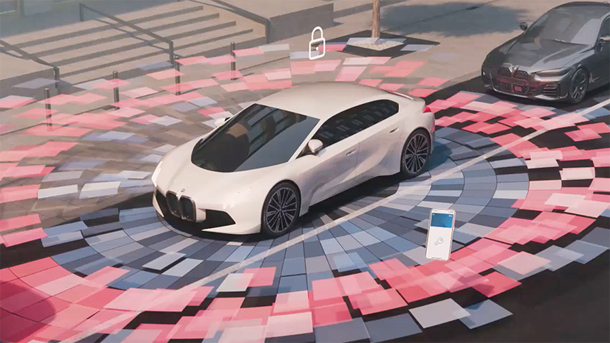 Modeli BMW M7, G70, videoposnetek, BMW Digital Key Modeli BMW M7, G70, videoposnetek, BMW Digital Key